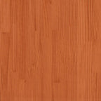 Etagenbett mit Rutsche & Leiter Wachsbraun 75x190cm Kiefernholz