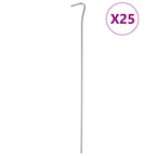 Zeltheringe 25 Stk. 30 cm Ø4 mm Verzinkter Stahl