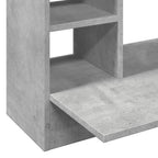 Wand-Schreibtisch Betongrau 105x48x75 cm Holzwerkstoff