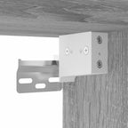 Wand-Schreibtisch Grau Sonoma 105x48x75 cm Holzwerkstoff
