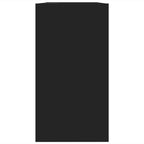 Waschbeckenunterschrank Schwarz 63x29x55 cm Holzwerkstoff