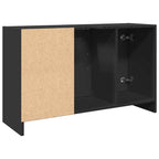 Waschbeckenunterschrank Schwarz 90x29x55 cm Holzwerkstoff