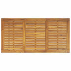 Garten Essgruppe 7 pcs Grau Massivholz Akazie