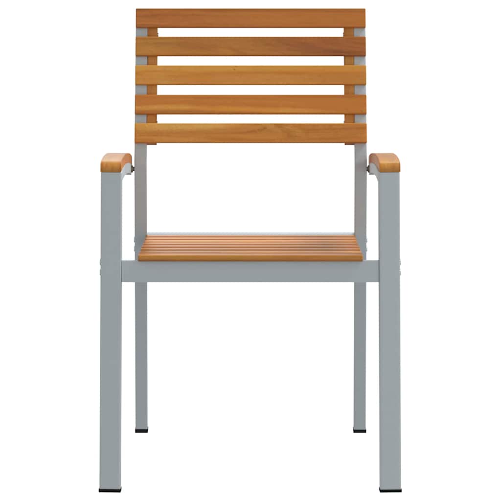 Gartenstuhl 6 pcs Braun 56 x 57 x 87 cm Massivholz Akazie