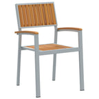 Stapelstuhl 6 pcs Braun 56 x 57 x 87 cm Massivholz Akazie