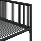 5-tlg. Garten-Essgruppe Schwarz Poly Rattan