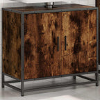 Waschbeckenunterschrank Räuchereiche 65x33x60 cm Holzwerkstoff