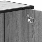 Waschbeckenunterschrank Grau Sonoma 65x33x60 cm Holzwerkstoff