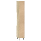 Badschrank Sonoma-Eiche 30x30x190 cm Holzwerkstoff