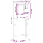 Waschmaschinenschrank Corona Massivholz Kiefer