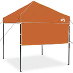 Pavillon-Zelt Orange 194 x 194 x 251 cm Stoff