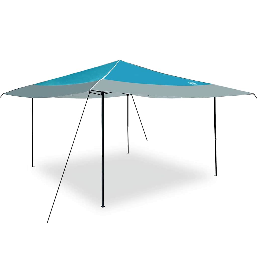 Pavillon-Zelt Blau 395 x 395 x 251 cm Stoff