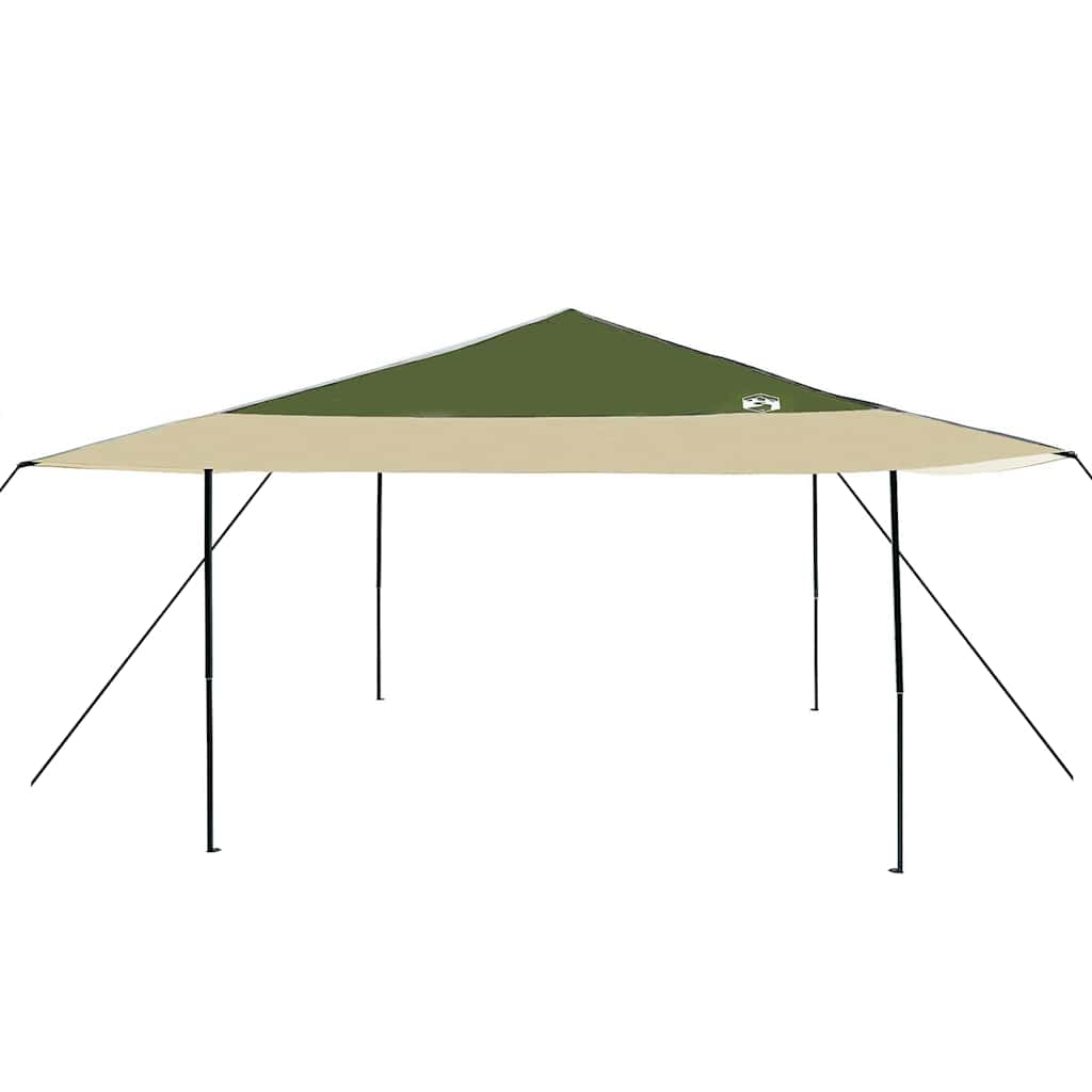 Pavillon-Zelt Grün 395 x 395 x 251 cm Stoff