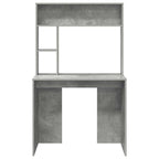 Schreibtisch Beton Grau 91 x 50 x 149 cm Holzwerkstoff