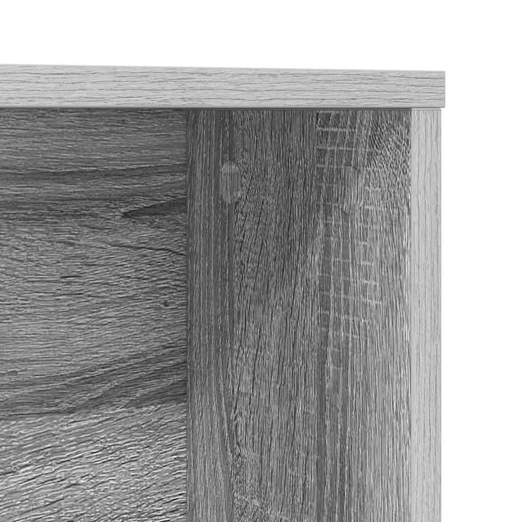 Schreibtisch Graues Sonoma 91 x 50 x 149 cm Holzwerkstoff