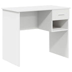 Schreibtisch mit Schubladen Weiß 90 x 49 x 75 cm Holzwerkstoff