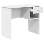 Schreibtisch mit Schubladen Weiß 90 x 49 x 75 cm Holzwerkstoff