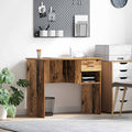 Schreibtisch mit Regal Altholz 90 x 49 x 75 cm Holzwerkstoff