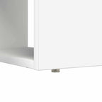 Schreibtisch mit Regal Weiß 113 x 54 x 120 cm Holzwerkstoff