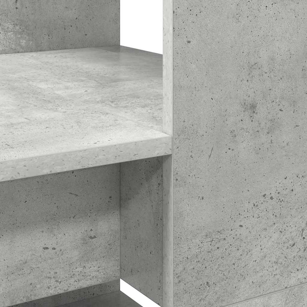 Schreibtisch Beton Grau 113 x 54 x 120 cm Holzwerkstoff