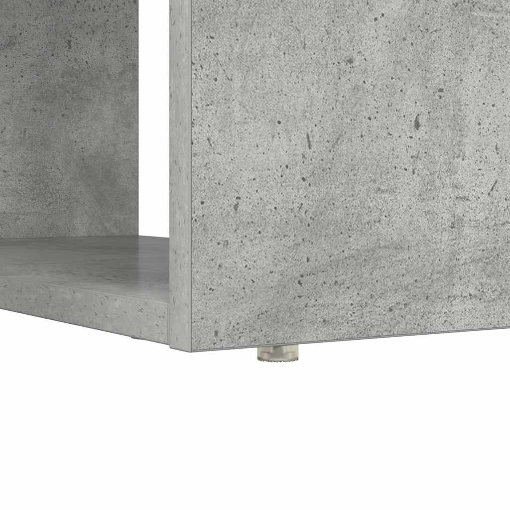 Schreibtisch Beton Grau 113 x 54 x 120 cm Holzwerkstoff