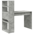 Schreibtisch Beton Grau 113 x 54 x 120 cm Holzwerkstoff