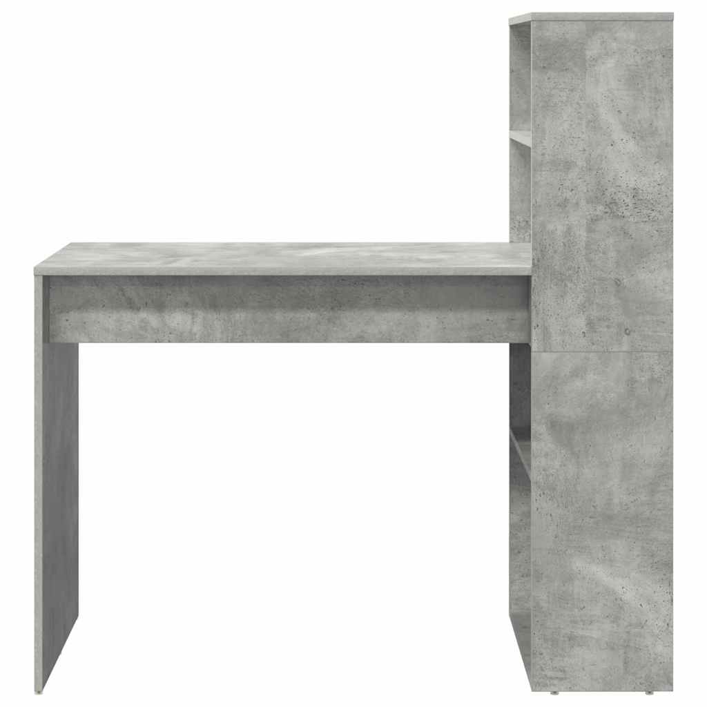 Schreibtisch Beton Grau 113 x 54 x 120 cm Holzwerkstoff