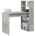 Schreibtisch Beton Grau 113 x 54 x 120 cm Holzwerkstoff