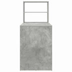 Schreibtisch Beton Grau 113 x 54 x 120 cm Holzwerkstoff