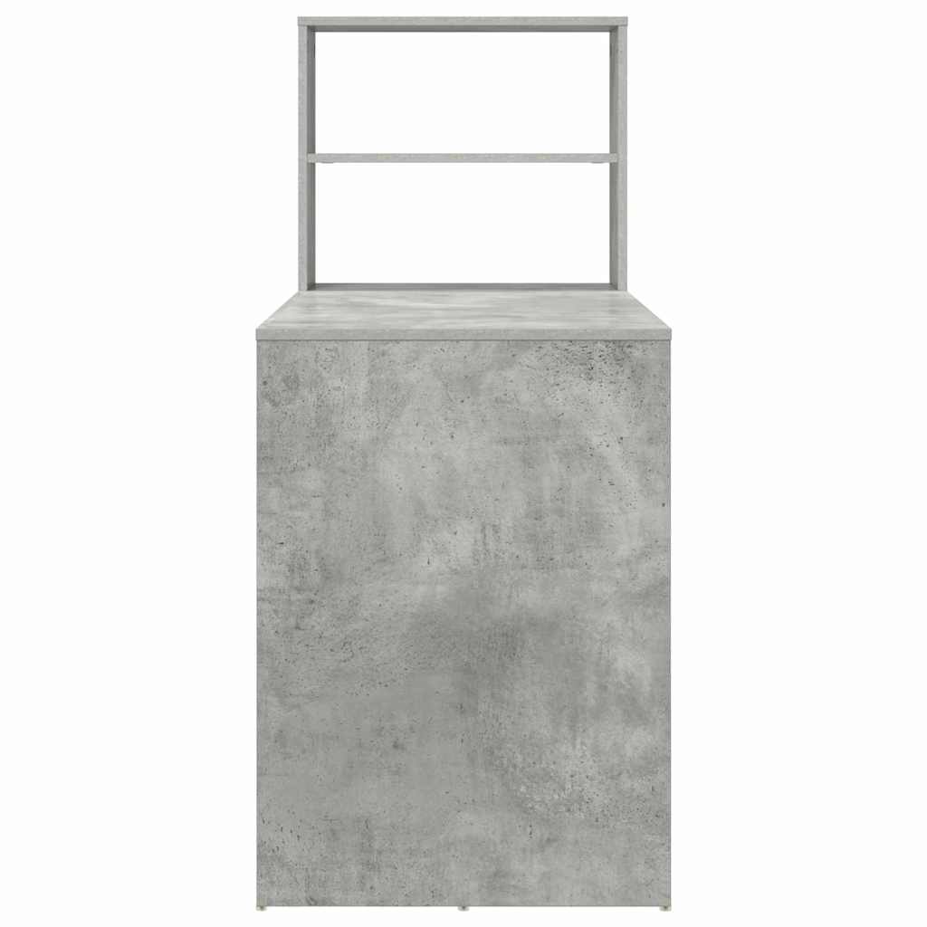 Schreibtisch Beton Grau 113 x 54 x 120 cm Holzwerkstoff