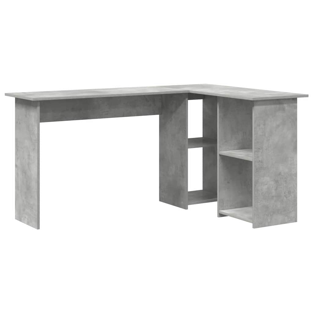 Schreibtisch Beton Grau 142 x 102 x 73 cm Holzwerkstoff