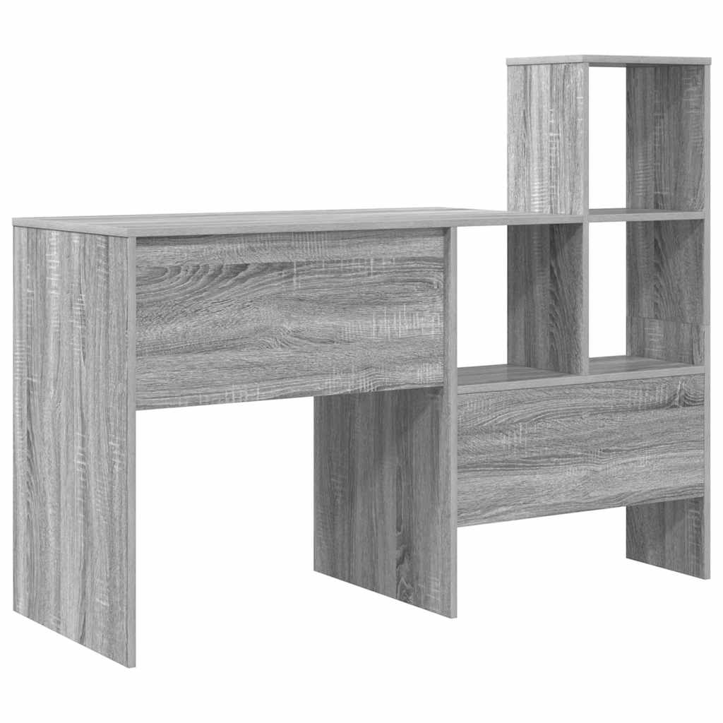 Schreibtisch Graues Sonoma 131,5 x 50 x 106,5 cm Holzwerkstoff