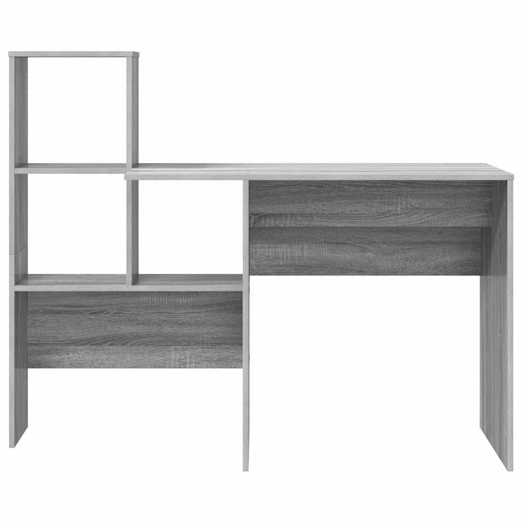 Schreibtisch Graues Sonoma 131,5 x 50 x 106,5 cm Holzwerkstoff