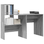 Schreibtisch Graues Sonoma 131,5 x 50 x 106,5 cm Holzwerkstoff