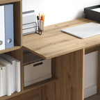 Schreibtisch Artisan-Eiche 131,5 x 50 x 106,5 cm Holzwerkstoff