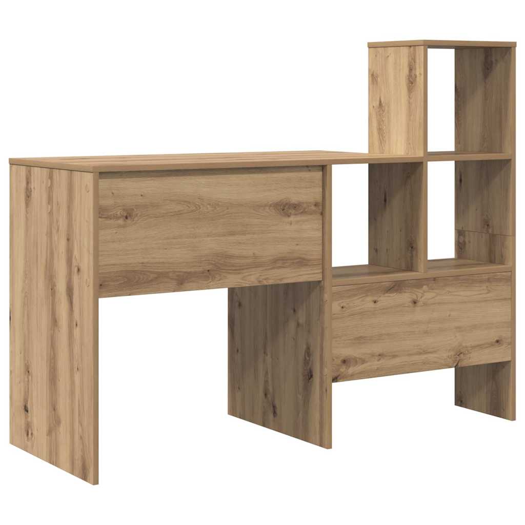 Schreibtisch Artisan-Eiche 131,5 x 50 x 106,5 cm Holzwerkstoff