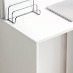 Schreibtisch mit Regal Weiß 78,5 x 37 x 154,5 cm Holzwerkstoff