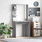 Schreibtisch Graues Sonoma 78,5 x 37 x 154,5 cm Holzwerkstoff