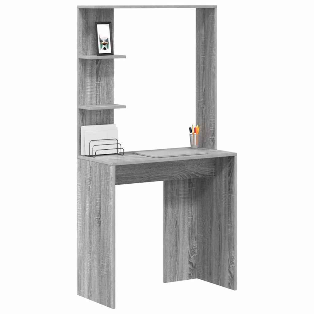 Schreibtisch Graues Sonoma 78,5 x 37 x 154,5 cm Holzwerkstoff