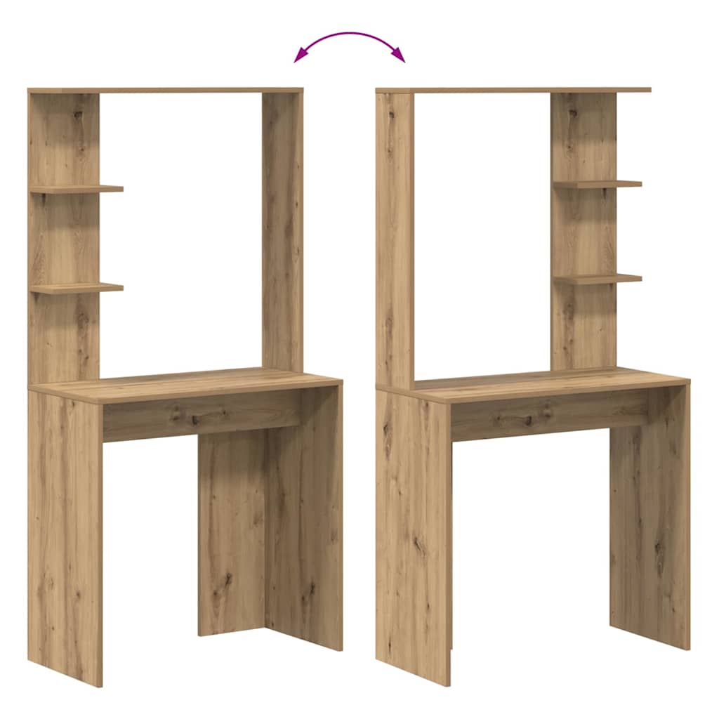 Schreibtisch Artisan-Eiche 78,5 x 37 x 154,5 cm Holzwerkstoff