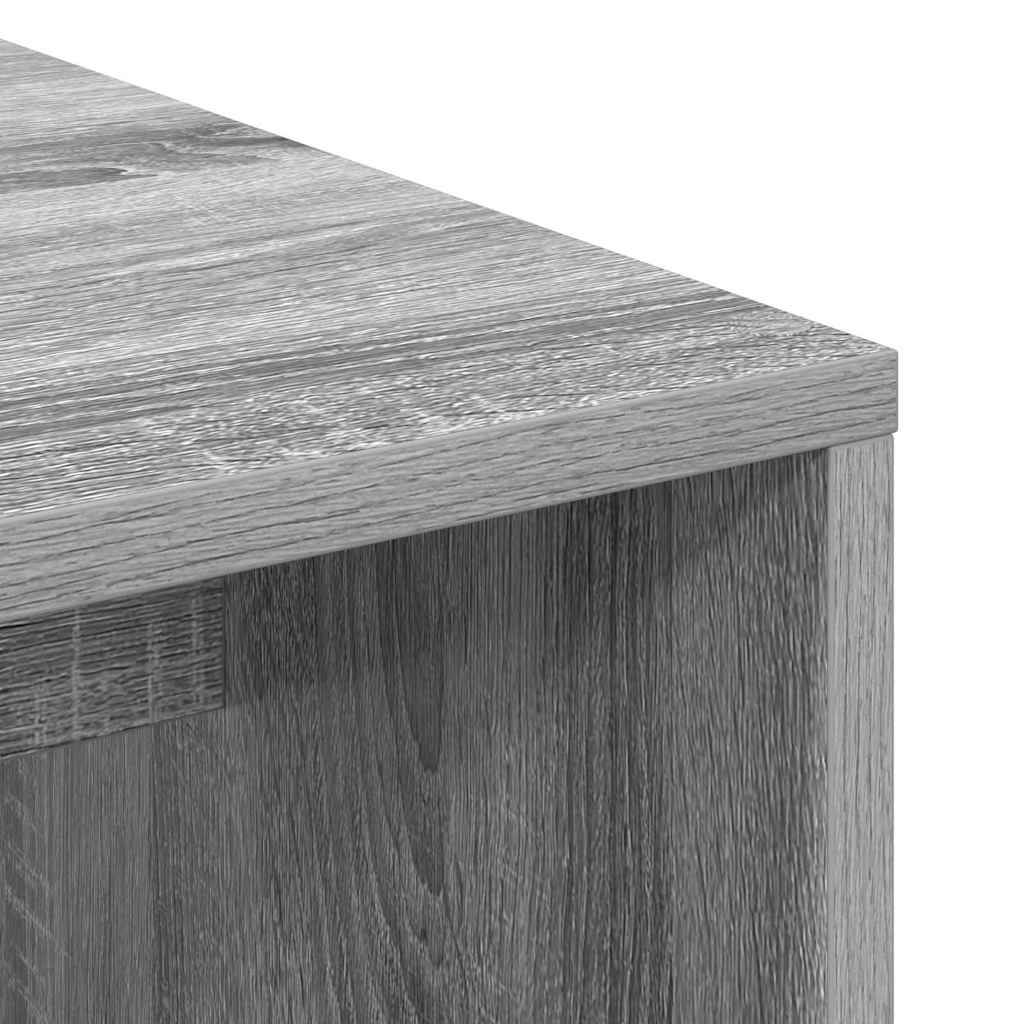 Schreibtisch Graues Sonoma 102 x 50 x 124 cm Holzwerkstoff