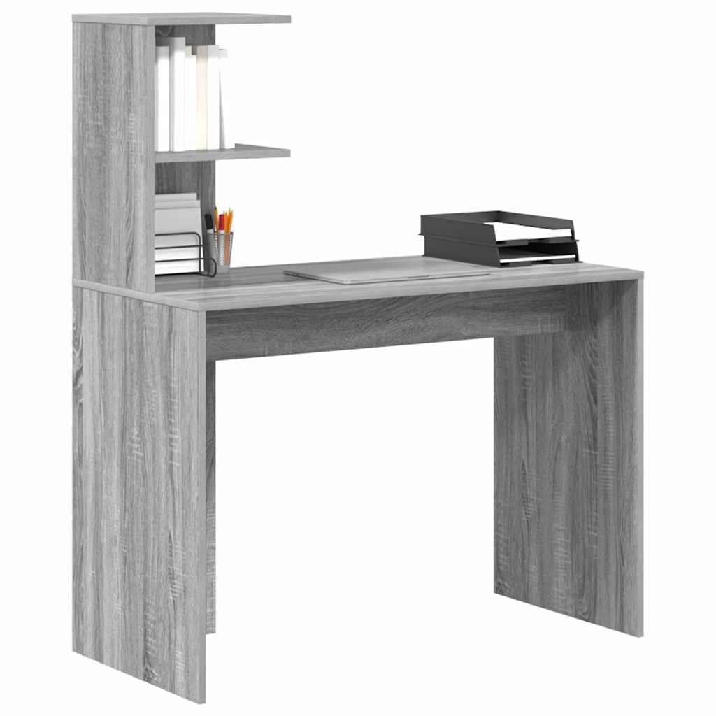 Schreibtisch Graues Sonoma 102 x 50 x 124 cm Holzwerkstoff