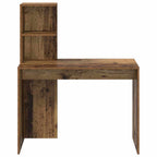 Schreibtisch mit Regal Altholz 102 x 50 x 124 cm Holzwerkstoff
