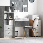 Schreibtisch Beton Grau 70 x 40 x 76 cm
