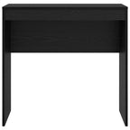 Schreibtisch Schwarz Eichen-Optik 80 x 40 x 76 cm