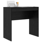 Schreibtisch Schwarz Eichen-Optik 80 x 40 x 76 cm