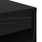Schreibtisch Schwarz Eichen-Optik 60 x 50 x 76 cm