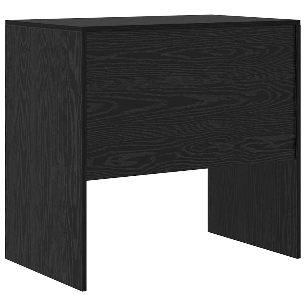 Schreibtisch Schwarz Eichen-Optik 80 x 50 x 76 cm