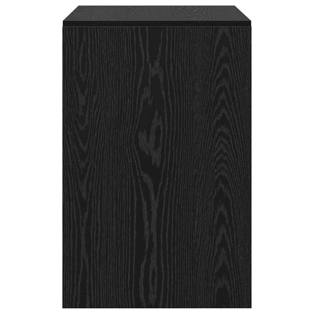 Schreibtisch Schwarz Eichen-Optik 100 x 50 x 76 cm