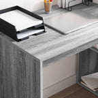 Schreibtisch Graues Sonoma 108 x 55 x 103.5 cm Holzwerkstoff